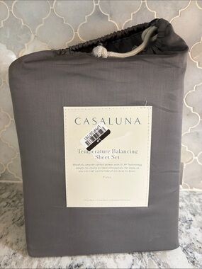 Temperature Balancing Sheet Set - Casaluna - Gray